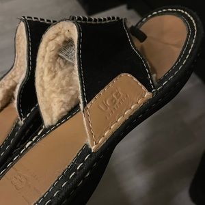 UGG slippers with shearling, Size 7